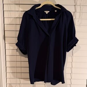Max studio London Navy Blue Women's Top